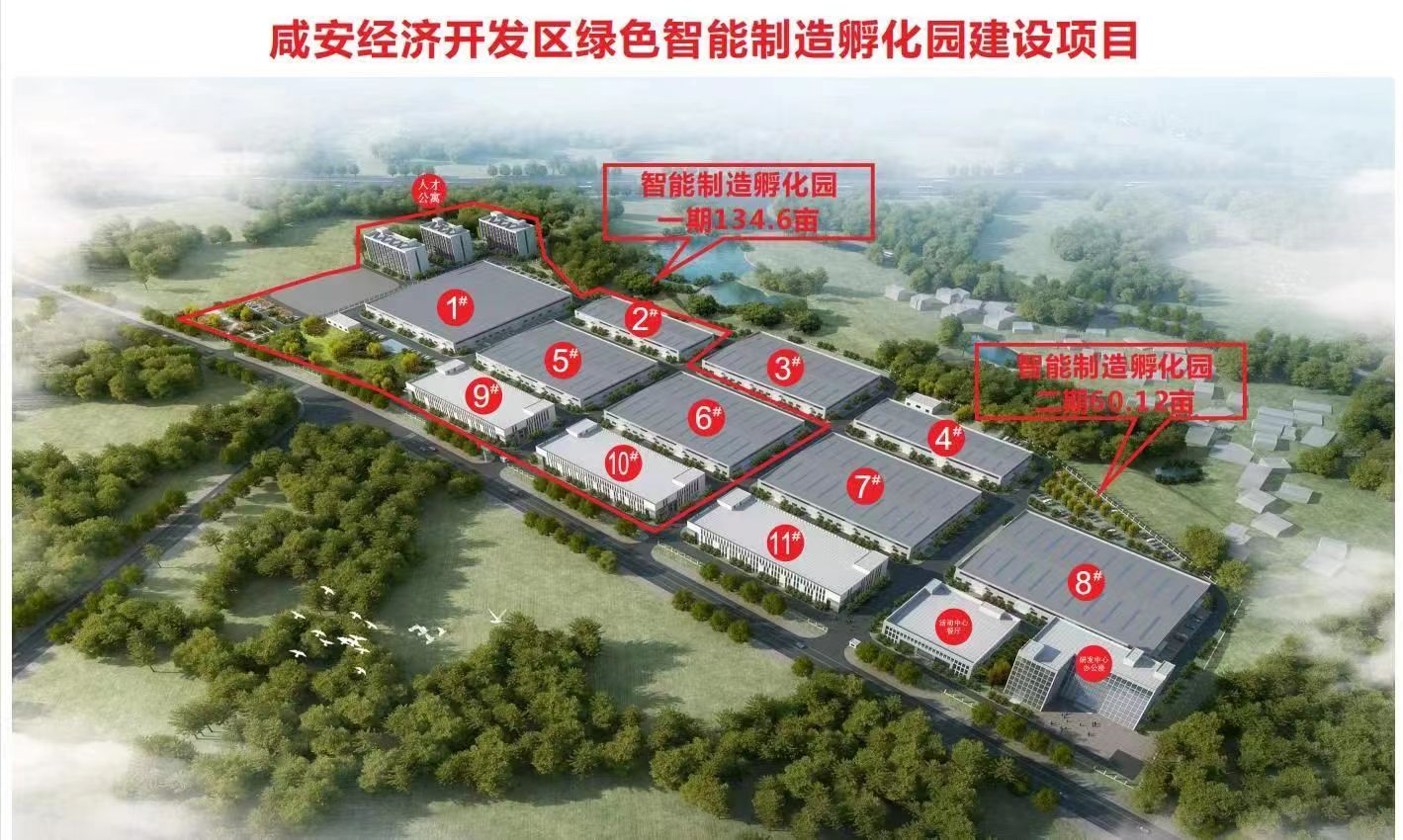 咸安经济开发区绿色智能制造孵化园建设项目